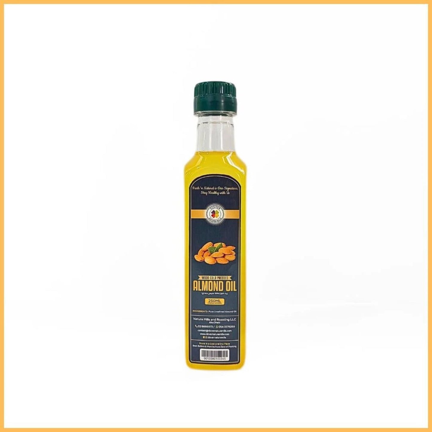 Almond Oil 250ML – 100% Pure Cold Pressed